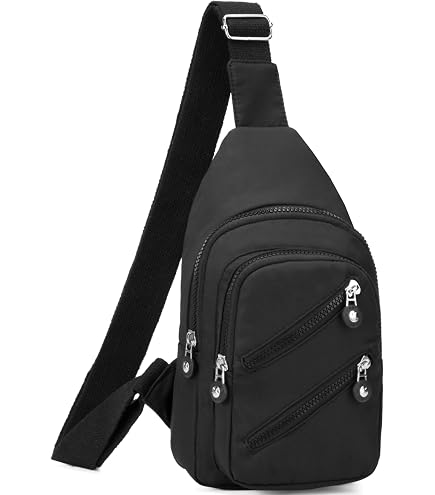 Banelu Small Sling Backpack Crossbody Bags for Women Men, Small Sling Bag Cross Body Bag Fanny Packs Crossbody Purses