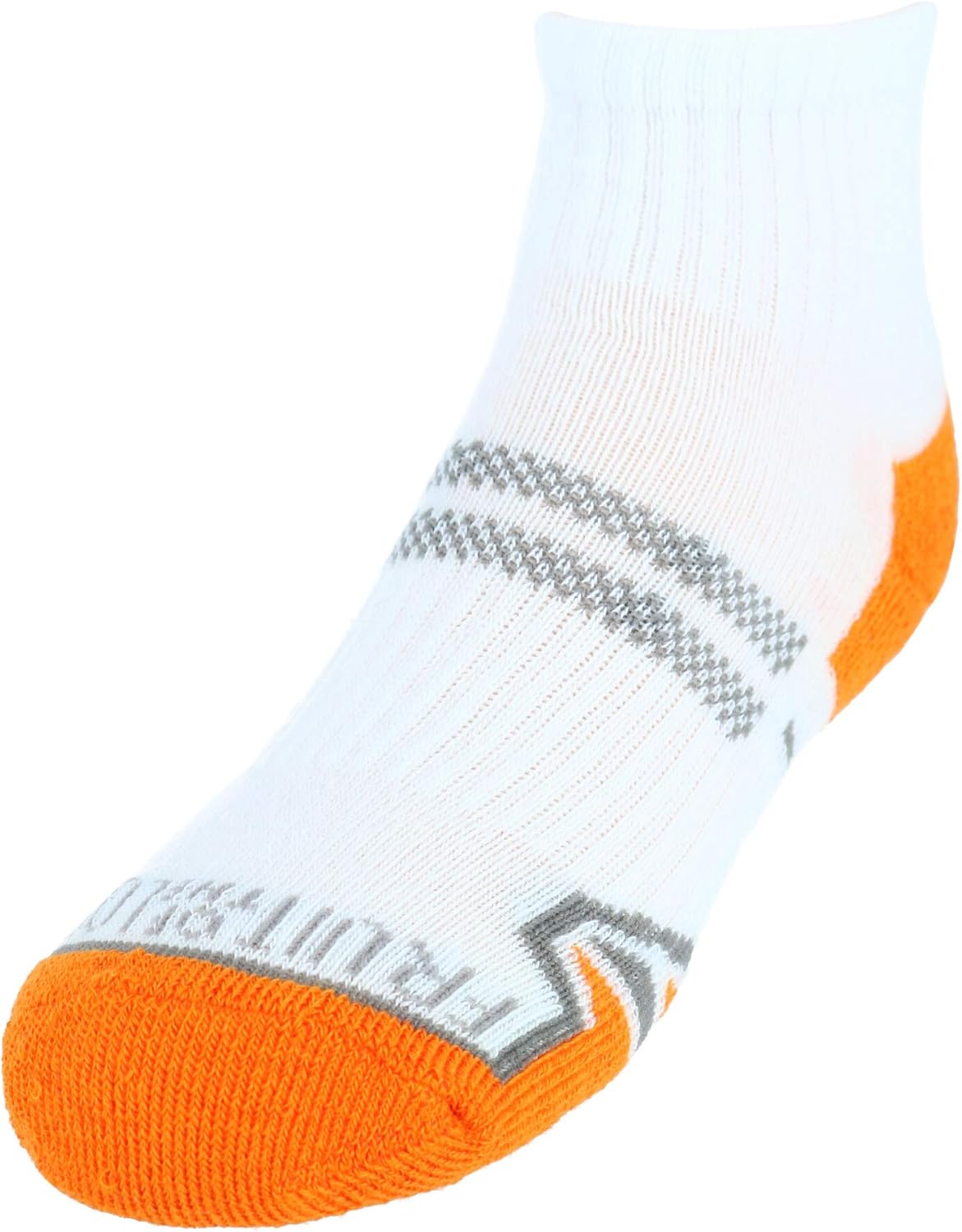 Fruit of the Loom Boys' 6-Pair Half Cushion Ankle Socks: Clothing