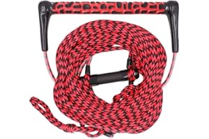 Obcursco 75FT Wakeboard Rope, Water Ski Ropes with EVA Handle for Water Skiing, Wakeboard, Kneeboard