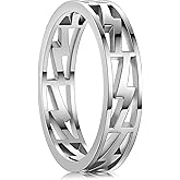 King Ring 5mm Lightning Rings – Laser Cut Ultra Comfort Rings for Men & Women – Designed in USA