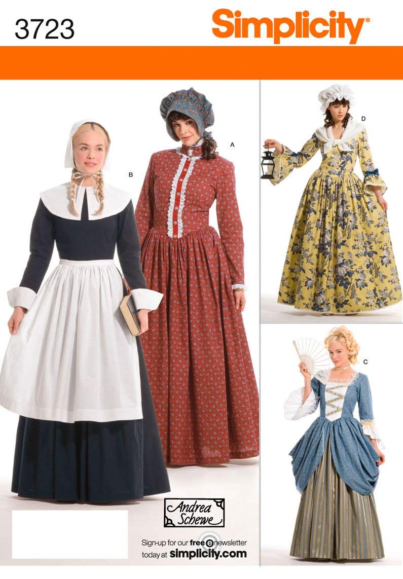 Simplicity 3723Women's Costumes, Paper, White, R5 (14,16,18,2,22)