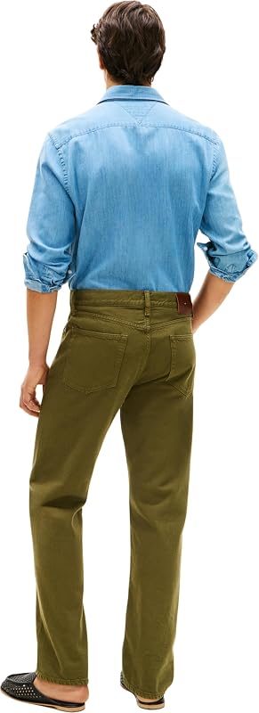 Uomo Jeans Regular Dover Straight Fit, Verde (Dark Artichoke), 30W/32L