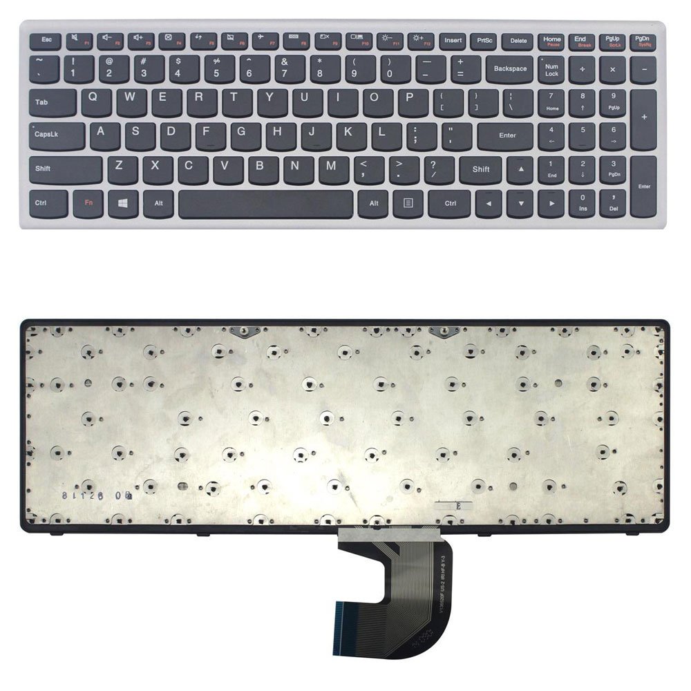 New Black Us Keyboard With Grey Frame R Buy Online In Cambodia At Desertcart
