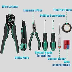 Electrician Tools Kit Set for Men and Women, 8-in-1
