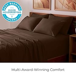 Mellanni Iconic California King Sheet Set - 6-Piece