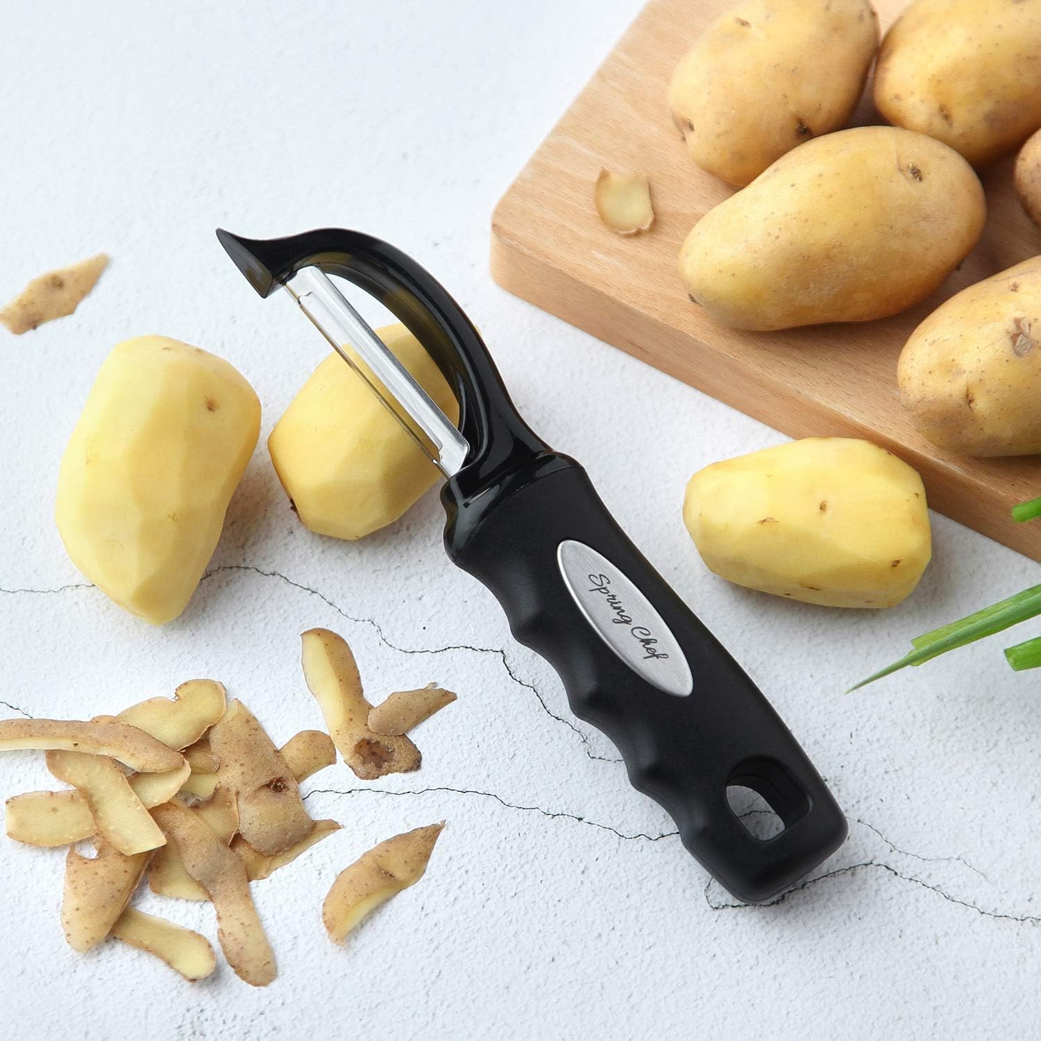 Spring Chef Premium Swivel Vegetable Peeler: Kitchen & Dining