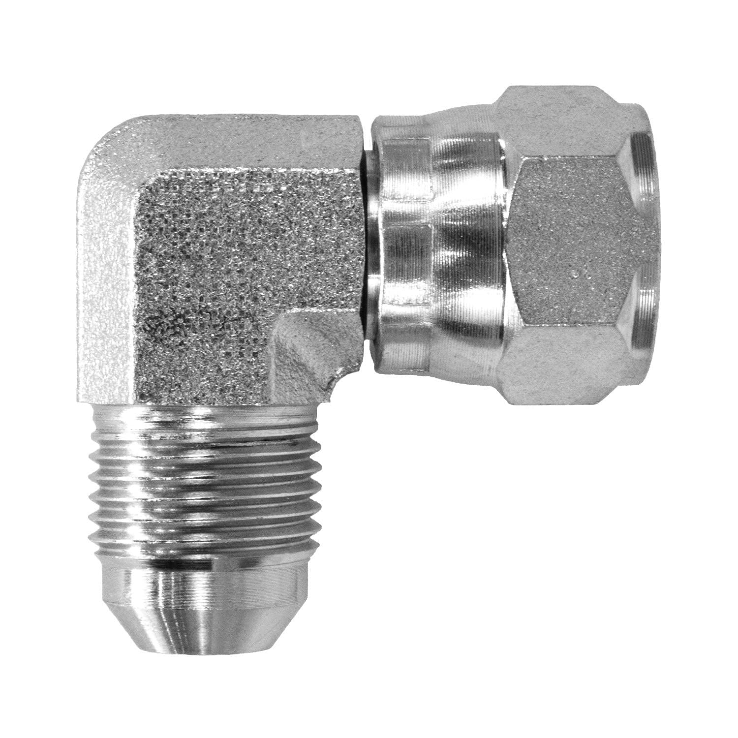 thumbnail image 2 of 6502-10-10 Hydraulic Fitting 5/8 Male JIC X 5/8 Female JIC Swivel 45... 2 of 11