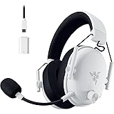Razer BlackShark V3 Wireless Gaming Headset for PC: 50mm Drivers - Super Wideband Mic - 2.4 GHz, Bluetooth, USB - Works with Mac, PS5, Nintendo Switch, Smartphone - 70 Hr Battery - White