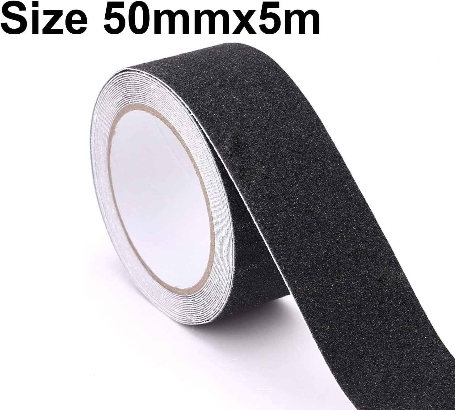 LifeKrafts Anti Skid Tape - Size (5 Meters * 50 MM) - 1 PACK |Black | Good Grip, Friction | Safety Anti Slip Tapes for Slippery floors