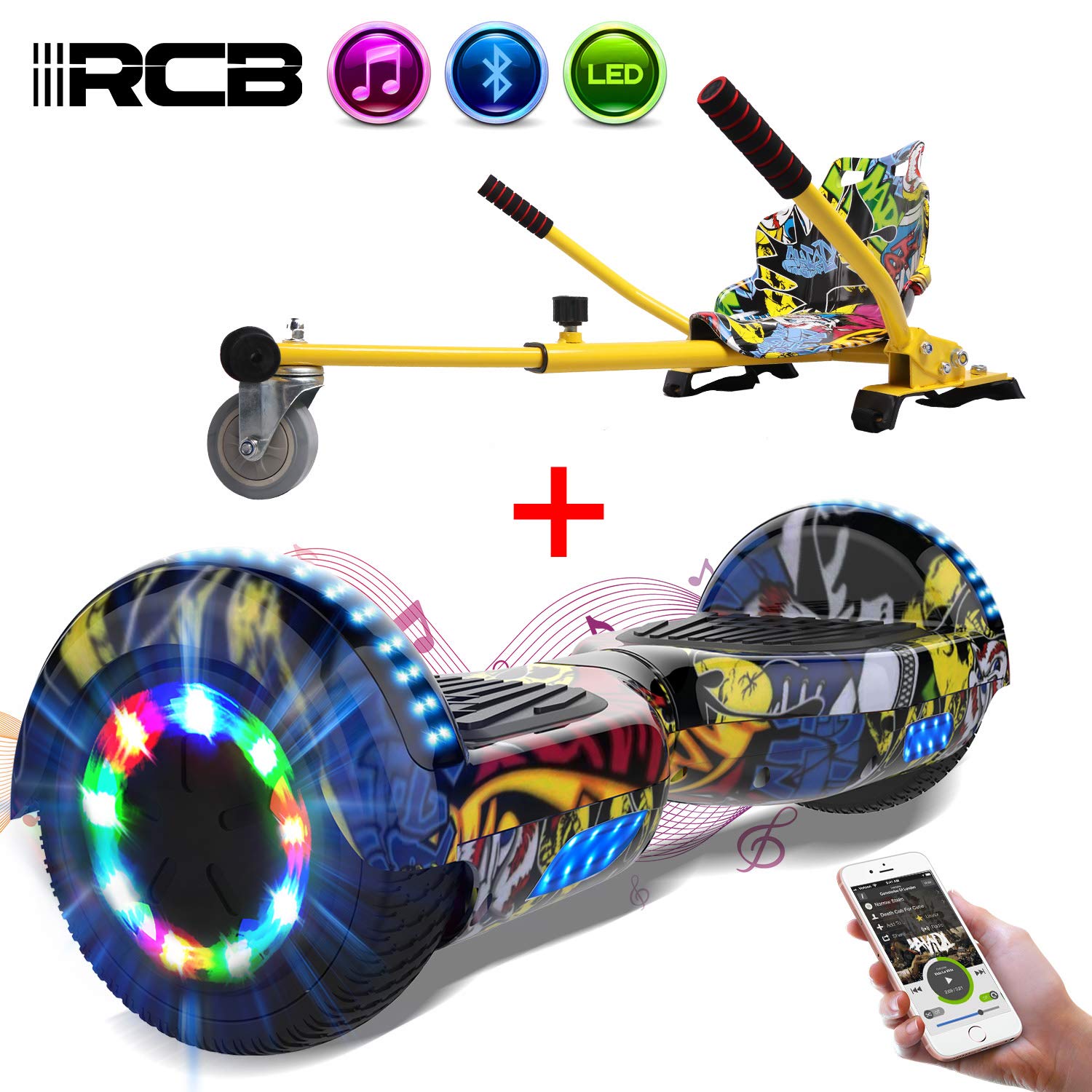 hoverboard kart radio popular