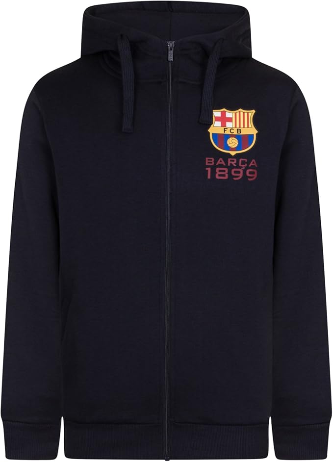 men's fleece pullover hoodie fc barcelona