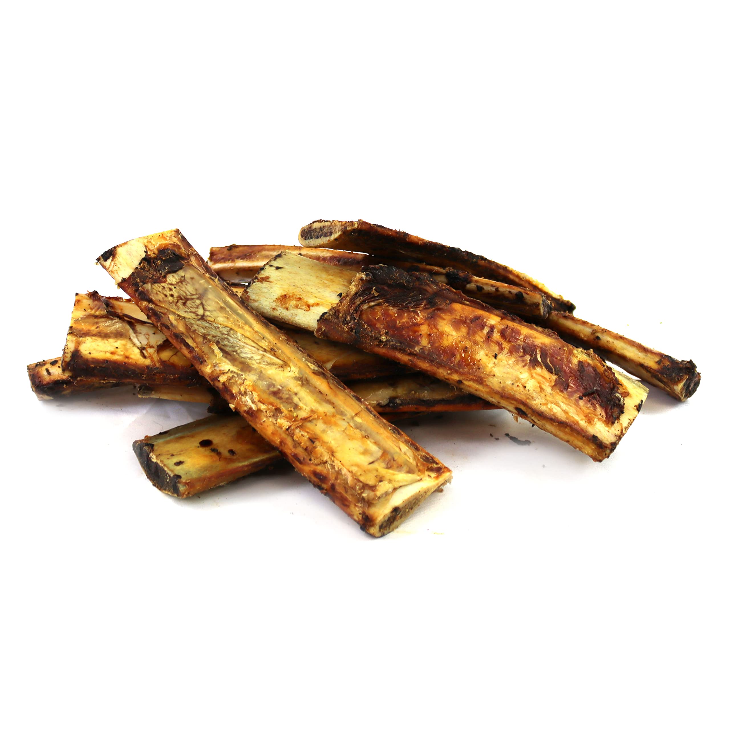 T.Forrest British Roasted Jumbo Beef Rib Bones for Dogs 7" (5 Pack) - 100% Natural, Long Lasting, Grain Free Dog Treats