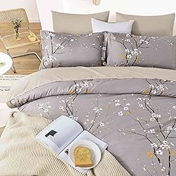 Nanko King Comforter Set 3 Pc 104x90, Gray Pastel