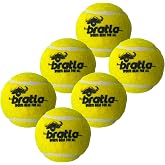 Bratla Pro Tennis Balls for Cricket - Lightweight Cricket Ball Tennis Ball for Tape Ball Cricket Bat