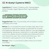WeightWorld NAC N-Acetyl-Cysteine 600mg 180 Capsules Vegan Gluten-Free view 6
