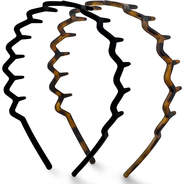 Serre-tête Pour Femme, Bandeau En Plastique Avec Dents, Bandeau Vintage