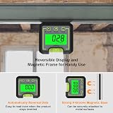Huepar Digital Level Box 0-360° Inclinometer with Magnetic V-Groove Base Bevel view 3