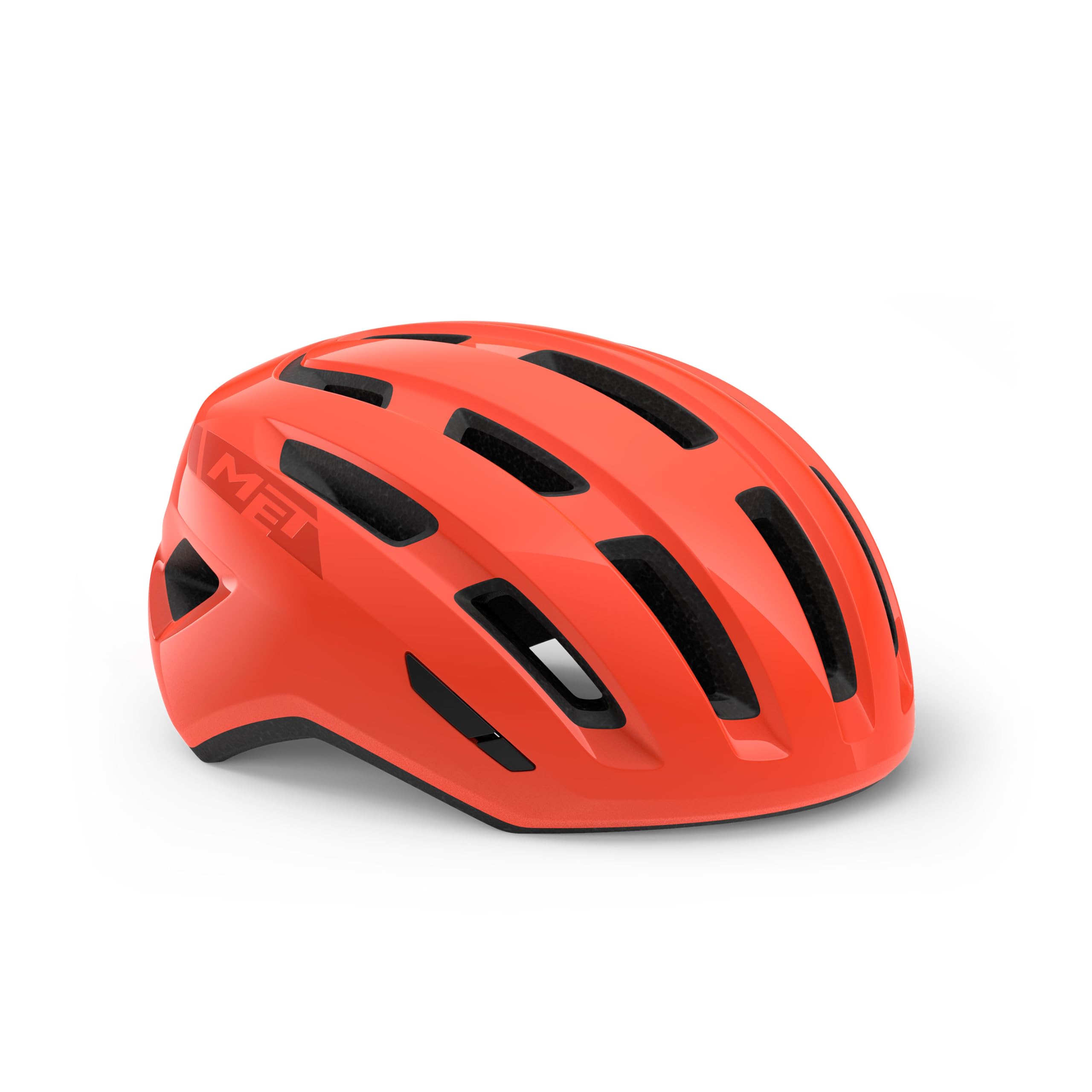 MET Miles City Cycling Helmet, Glossy Coral, Size 52-58cm