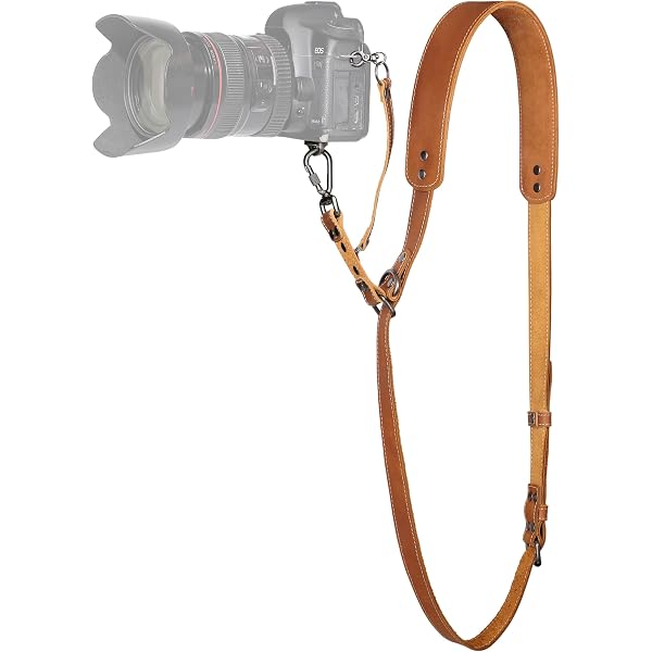 4J LEDR Sangle Double Cuir Pour Appareil Photo – Harnais Rapide DSLR/SLR – Confort & Libération Rapide Pour Photographes