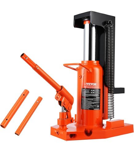 Amazon.com: VEVOR Hydraulic Toe Jack, 10 Ton Lift, 20 Ton Capacity