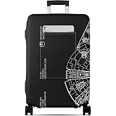 Slohif Luggage Cover for Suitcase Tsa Approved Protector - Luggage Sleeve Large Suit Case Cover Travel Stretch Baggage Case Protective Washable Fit 18-32 Inch Spaceship S