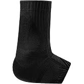 Bauerfeind Sports Achilles Support - Relieves the achilles tendon while running, jumping, and moving - All Black, X-Large