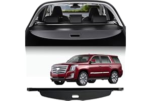 Housse de coffre pour Cadillac Escalade 2021 à 2025, fonctionnelle et rétractable, protection de l'intimité, protection de l'