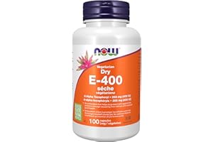 NOW Supplements, Vitamin E-400 IU D-Alpha Tocopheryl, Dry, Antioxidant Protection*, 100 Veg Capsules