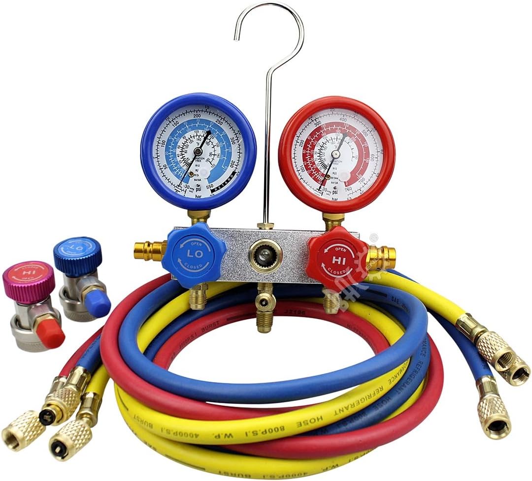 Amazon.co.jp BACOENG 150cm Air Conditioner Gas Charge Manifold Gauge