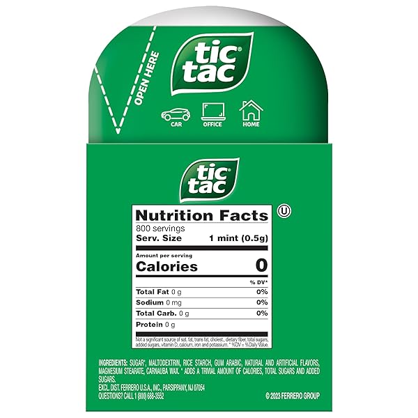 TIC TAC FRESHMINT BREATH MINTS, 4 BOTTLE PACKS, ON-THE-GO REFRESHMENT, STOCKING STUFFERS, 3.4 OZ EACH