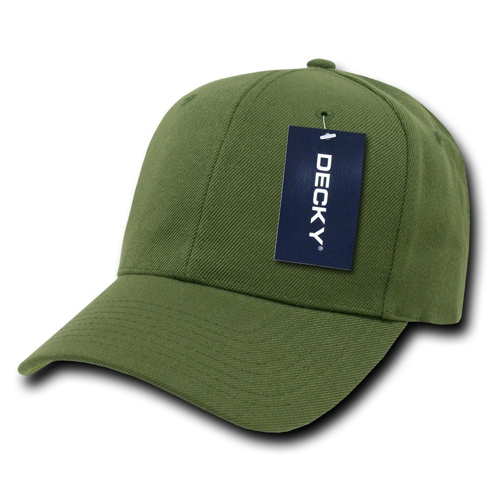 Decky Deluxe Baseball Cap - Olive