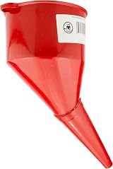 Cost Wise Angled Fuel Funnel Red with Built In Washable Filter and Handle view 8