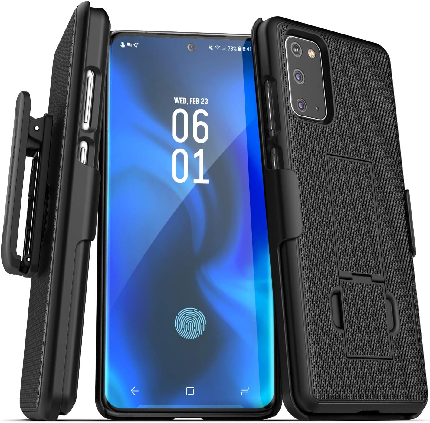 s20 case with belt clip