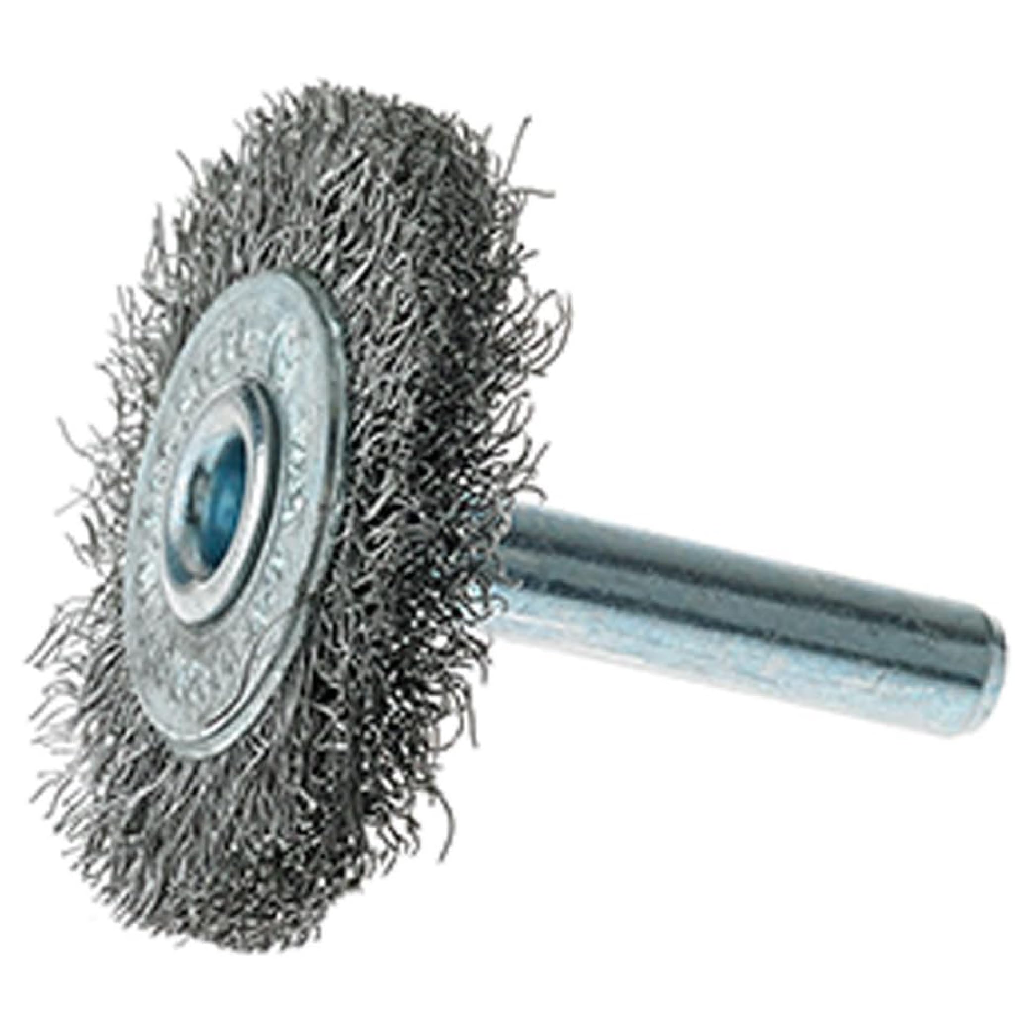 Mercer Industries 182010B Crimped Wire Wheel, 1-1/2" x 1/4" Shank for Drills and Die Grinders, 20-Pack