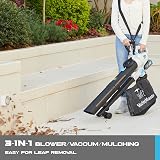 Swift 40V 3-in-1 Cordless Leaf Blower Vacuum Mulcher 30:1 Ratio view 3