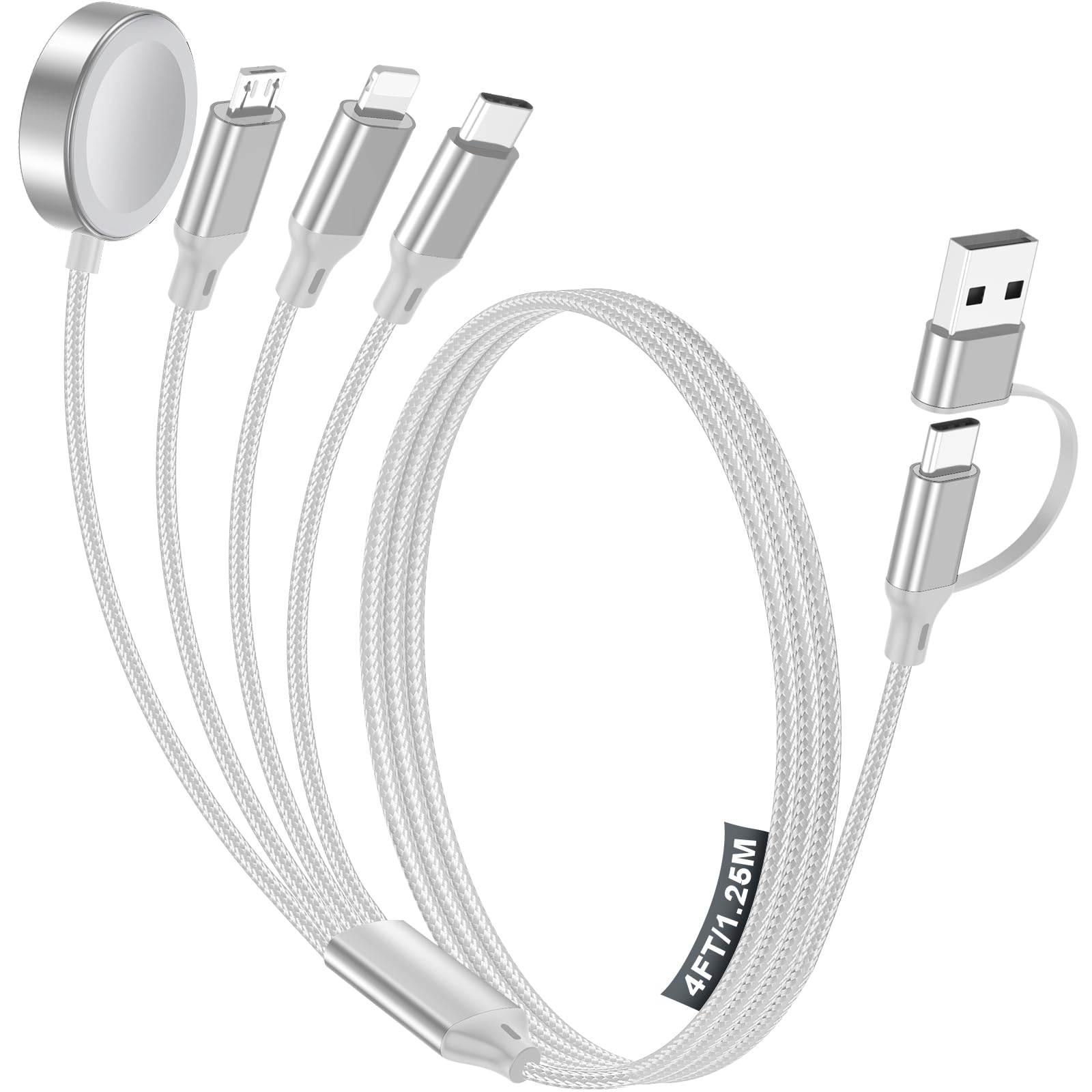 4-in-2 Multi Charging Cable for Apple Watch