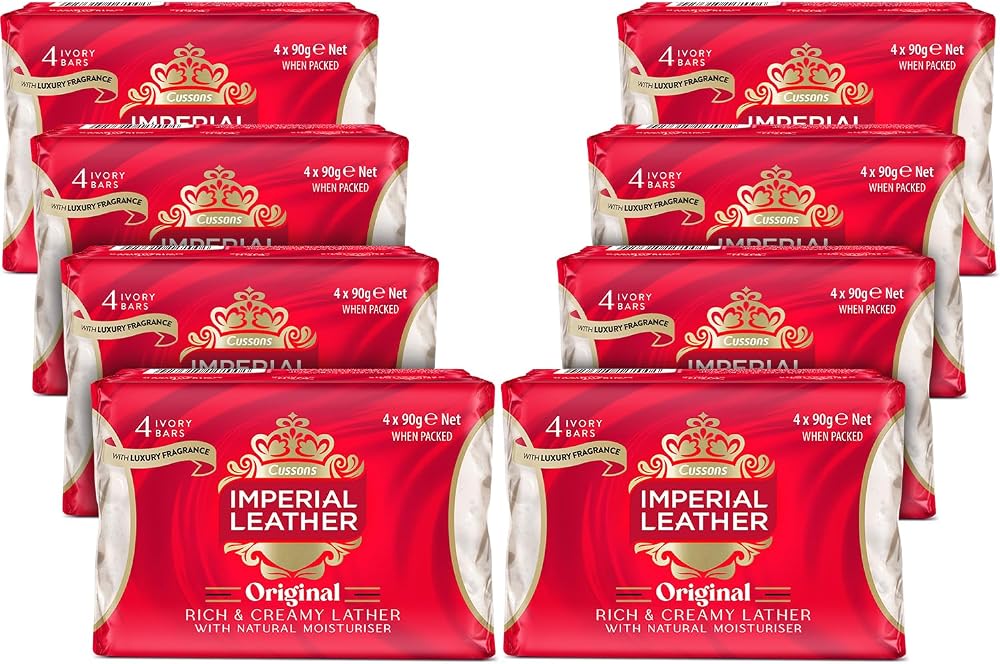 Imperial Leather Original Bar Soap 4 x 90g Standard Fragrance Patchouli