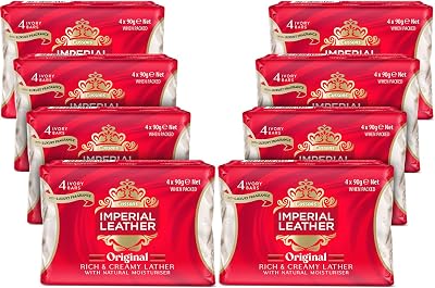 Imperial Leather Original Bar Soap 4 x 90g Standard Fragrance Patchouli