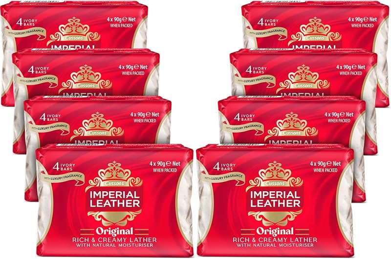 Imperial Leather Original Bar Soap 4 x 90g Standard Fragrance Patchouli