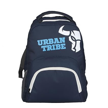 Urban Tribe Navy Blue Laptop Backpack (Street Hawk - Big Bull)
