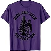 Bigfoot Hide and Seek Champion - Vintage Retro T-Shirt