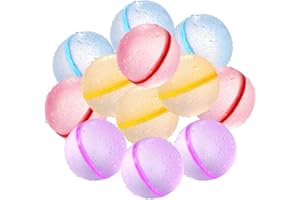 MACABAKA Reusable Magnetic Water Balloons, Water Bomb Self-sealing Quick Fill, Summer Toy Outdoor Water Toys for Girls and Boys Ages 3+, Outdoor Activities Water Fights, Summer Party, Beach Toys
