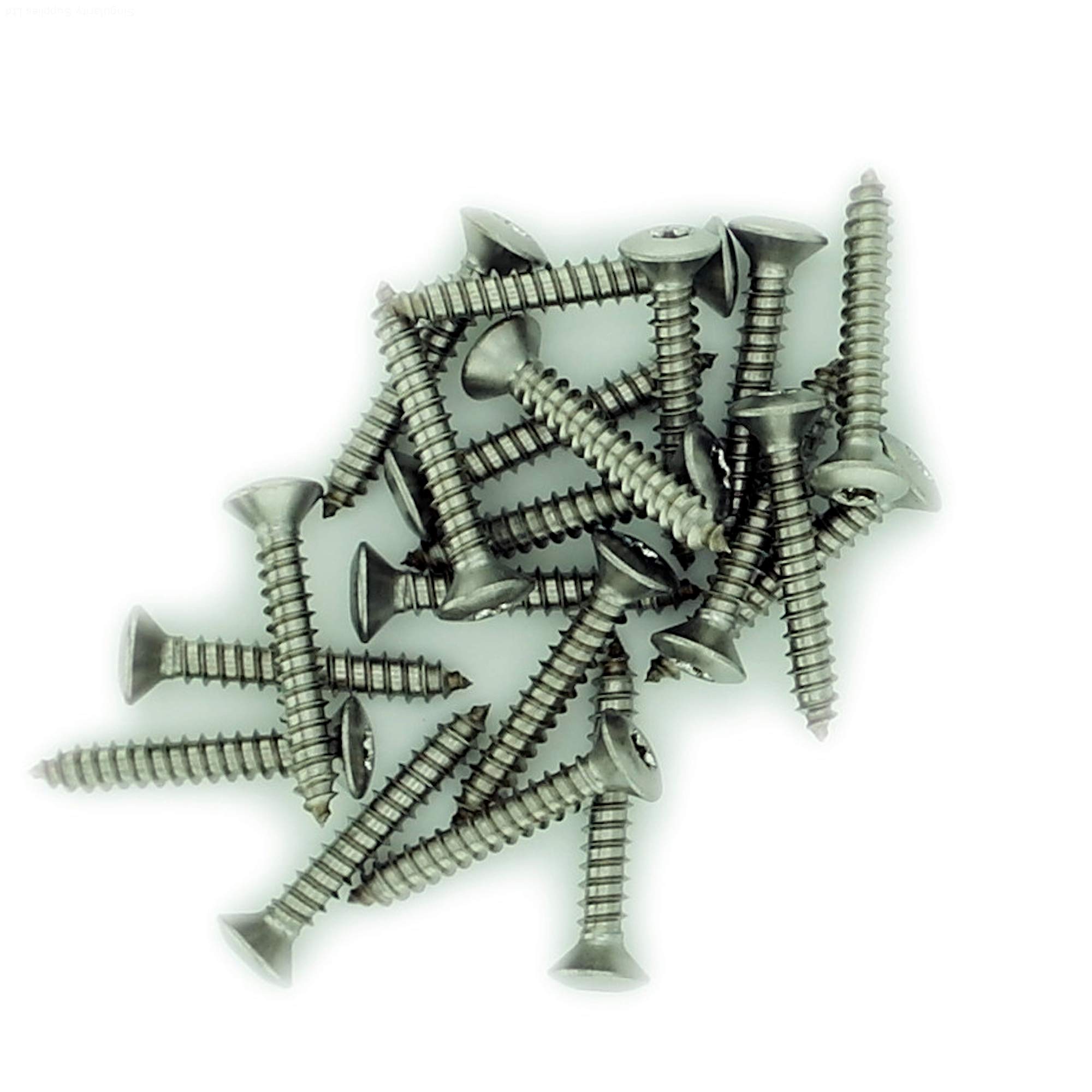 No.10 x 3.15 (4.8mm x 80mm) TX Raised Countersunk Self-Tapping Screw - Stainless Steel (A2) (Pack of 20)
