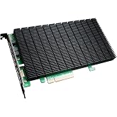 Highpoint Technologies 4-Port M.2 SSD6204A NVMe Boot RAID Controller for VMware ESXi &amp; Virtualization Systems, Green