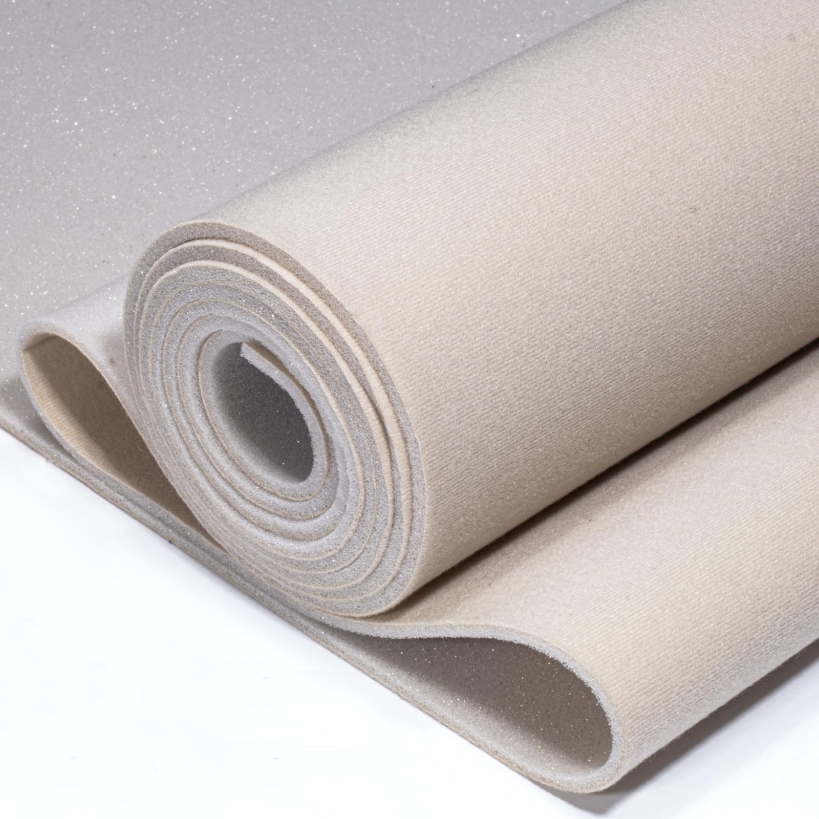 Photo 1 of ***DISCOLORED - TORN - SEE PICTURES***
Hiksuky Auto Headliner Fabric 120“ L × 60” W Ultra-Fine Velvet with Foam Backing - Tube Packaging - Beige Interior Replacement Material for Car/Truck/SUV/RV Roof - Home Repair/DIY Headliner Material