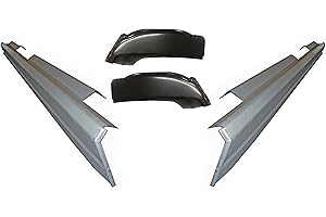 Motor City Sheet Metal - Compatible With 1999-07 CHEVY SILVERADO SIERRA 4DR CREW CAB ROCKER PANELS AND CAB CORNERS KIT