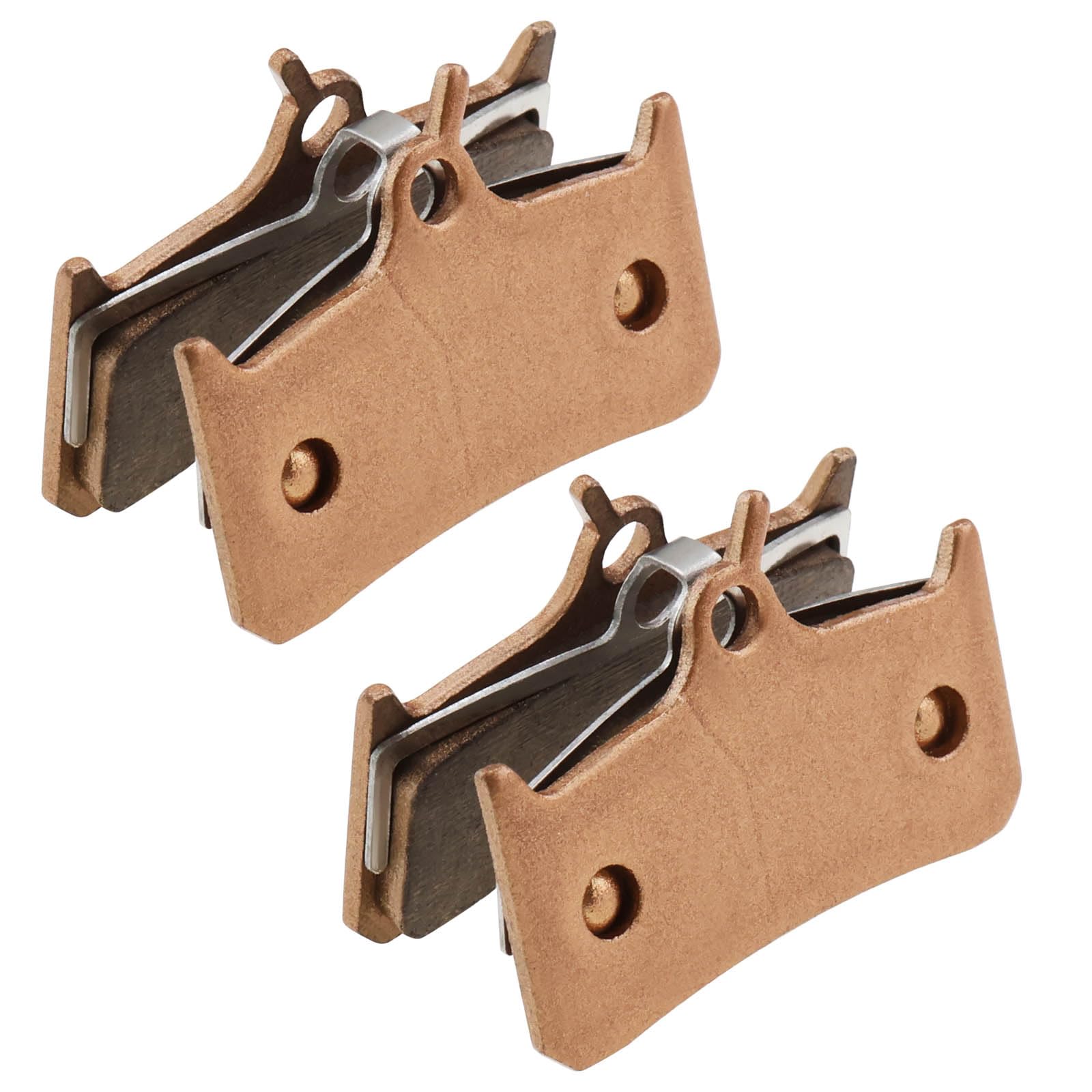 ECSiNG 2 Pairs Bike Based Sintering Brake Pads with Springs Disc Brake Pads Compatible with Hope Tech Mono 4 Mountain-Bike Road-Bicycle