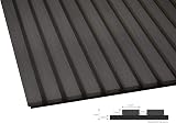 Fuse Acoustic Wall Panels Charcoal Oak 240cm x 60cm Pack of 3 view 7