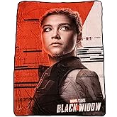 Marvel: Black Widow Hawkeye Thunderbolts Yelena Belova Throw Blanket Plush Throw Blanket | 45 x 60 Inches | Cozy Sherpa Blanket | Super Soft Fleece Blanket | Geeky Home Decor