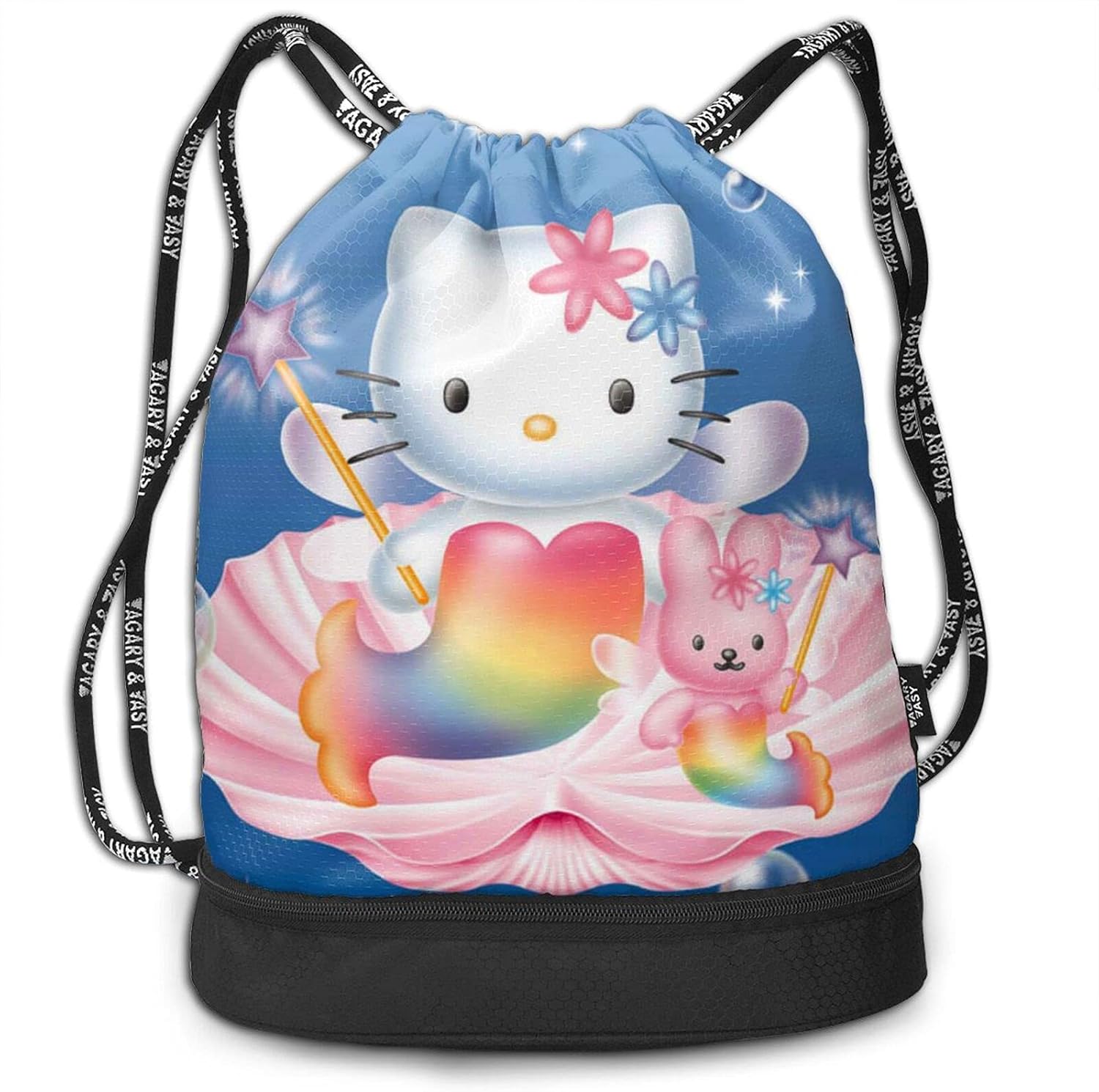 Hello Kitty Drawstring Backpack Bundle Backpacks Portable Leisure Sport